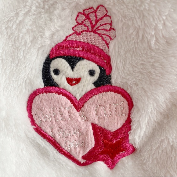 Lupilu, 6-12 M, One Piece Footed Zipper Sleeper, Infant Fleece Penguin Snowsuit - Picture 3 of 4